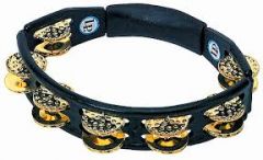 Latin Percussion LP174 Hand held Cyclops Tambourine dimpled brass jingles
