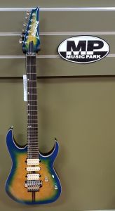 Ibanez RG6PFGMLTD Premium Geyser Blue Burst Electric Guitar 