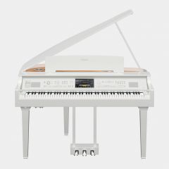 Yamaha CVP809GPWH Polished White Grand Piano style Clavinova Digital Piano 