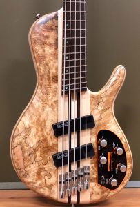 Cort A5 Plus SCMS 5 String Multi Scale OPN Natural Bass Guitar 