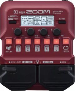 Zoom B1 Four Bass Effects Pedal 