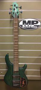 Cort B5 Plus AS Open Pore Aqua Blue Artisan Series Bass Guitar 