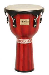 Tycoon TP2110 Artist Series Djembe 12" Hand Painted Red