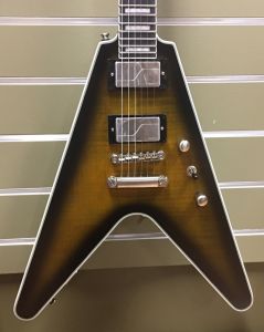 Epiphone Prophecy Flying V Yellow Tiger Aged Gloss Electric Guitar 