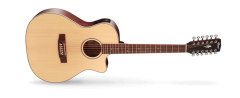 Cort GA-MEDX 12 OP Open Pore 12 String Acoustic Electric Guitar 