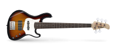 Cort GB35A 3TS 3 Tone Sunburst 5 String Bass Guitar 