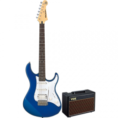 Yamaha Gigmaker10 Guitar and Amp Pack Dark Blue Metallic