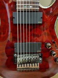 Schecter Diamond Hell Raiser C8FR Black Cherry Floyd Rose Second Hand 8 String Guitar 