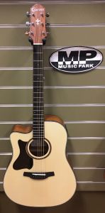 Crafter HD100CE LH Left Handed Dreadnought Cutaway Acoustic Electric Guitar
