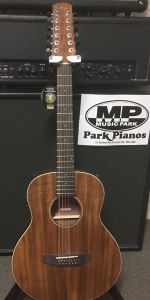 Martinez MTT812 12 String Southern Star Series All Koa Acoustic Electric Guitar 