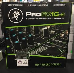 Mackie ProFX16 V3 Professional Mixer with Effects and USB