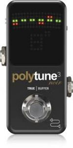 TC Electronic PolyTune 3 Noir Guitar Tuner Pedal 